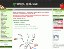 Tablet Screenshot of drago.cz